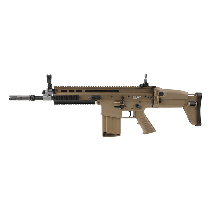 WE SCAR-H ガスブローバックライフル ガスガン FDE エアガン 18歳以上