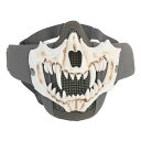 WoSporT ホワイトファング ハーフフェイスガード (アップグレード Ver.) WG