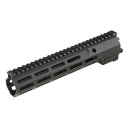 Zparts Geissele Mk16 10.5inch M-LOKハンドガード (東京マルイ M4 MWS対応/別売アウターバレル専用) Black