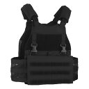 WoSporT VSスタイル SCARAB LTプレートキャリア+ジップオンバックパネル BK