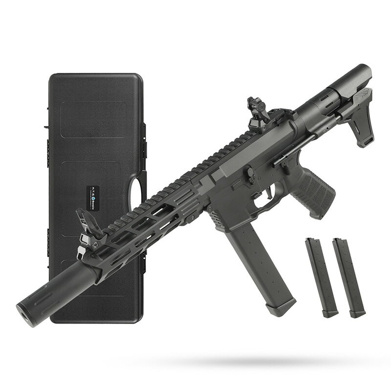 HTGベーシック スマートPCC カスタム TypeA【フルメタル/DSG Ver.】スペアマガジン&ハードガンケース付 (日本仕様)