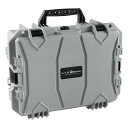 HTGベーシック WAVE 47 (大容量 軽量 防水IP67 Stackable/積み重ね可能) ハードガンケース ガンケース ハードケース 47cm Gray (Eliteモデル)