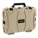 HTGベーシック WAVE 47 (大容量 軽量 防水IP67 Stackable/積み重ね可能) ハードガンケース ガンケース ハードケース 47cm Tan (Eliteモデル)