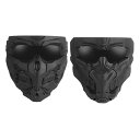 WoSporT Doomsday(ドゥームズデイ)マスクセット Black (マグネット式フェイスパーツ/BOA固定バンド)