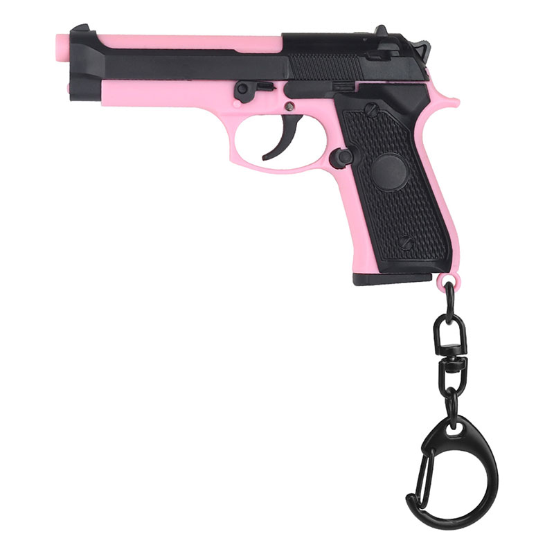 楽天H．T．G．楽天市場店WoSporT M92キーチェーン 1/4スケール BK/PINK 【メール便（ネコポス）可】