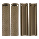 BIGDRAGON ERGOタイプ ダイヤモンドプレートレールカバー (4pcs) TAN