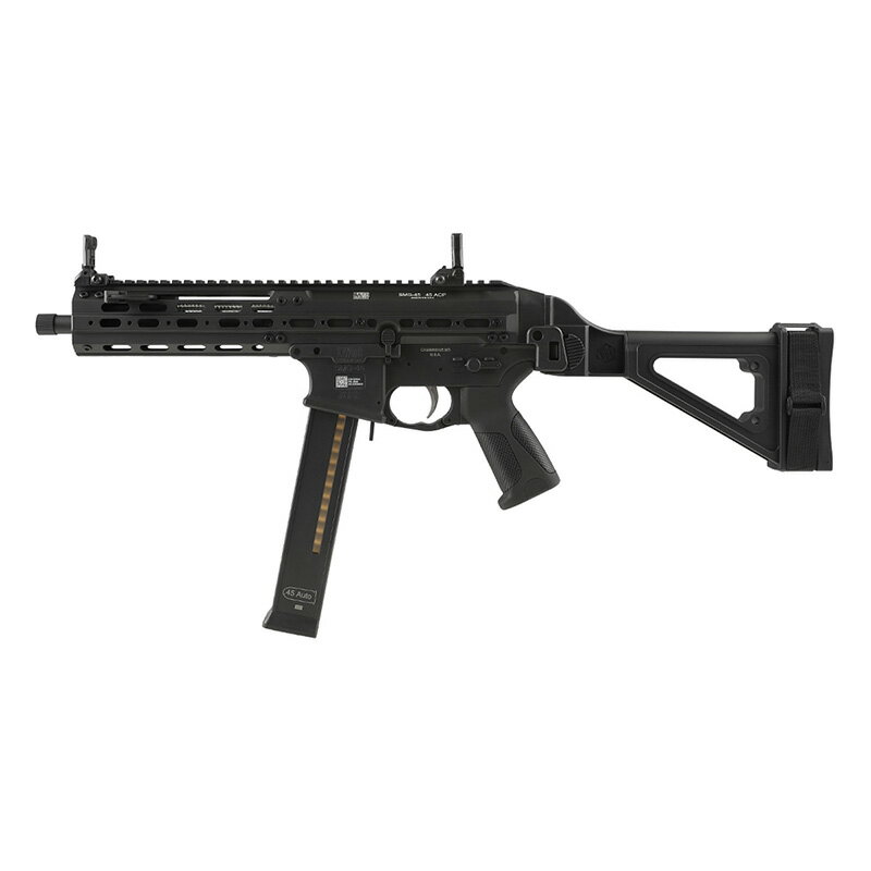 DE Airsoft LWRCI SMG-45 AEG 電動ガン サブマシンガン (電子トリガー搭載/UTRシリーズ) ガンケース付 エアガン 18歳以上