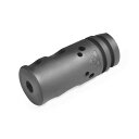 【訳あり品】 King Arms Black Rain Ordnance ROUNDコンペンセイター 14mm逆ネジ【同梱不可】