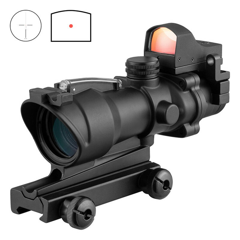 TR ACOG TA31 タイプ 4倍 スコープ OP ダットサイト ブラック BK Black 20mmレール 4倍固定