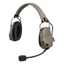FCS&FMA AMP タクティカルコミュニケーションヘッドセット DE