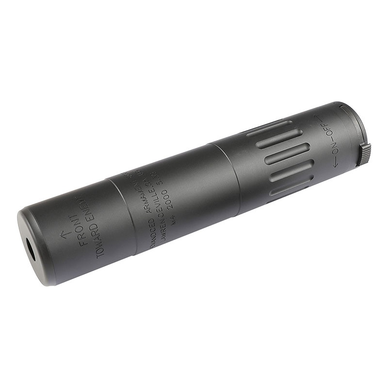 Airsoft Artisan AAC M4-2000タイプサイレンサー/51Tハイダーセット BK