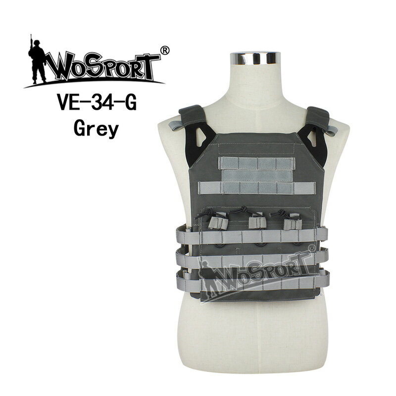 WoSporT JPC タクティカルベスト GRAY