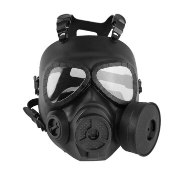 【ポイント10倍!4月21日8時59分まで】FMA M04タイプ 電動ファン付ガスマスク New Ver. BK