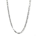 ネックレス ペーパークリップチェーンステンレスシルバーゴージャス50cm/約2.5×7.0mm男女兼用【送料無料】【レディース,激安,特価,通販】(4)