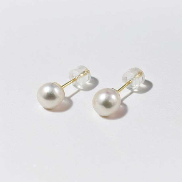 【訳あり】本真珠ピアス6.5〜7.0ミリ珠あこや真珠スタッドピアス・イヤリング【ギフトラッピング済み】【6月誕生石真珠】【レディース,激安,特価,通販】