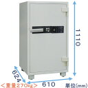 【金庫診断士のいる専門店】SP110 指紋認証式 耐火金庫 大型【価格重視】業務用金庫|詳細画像