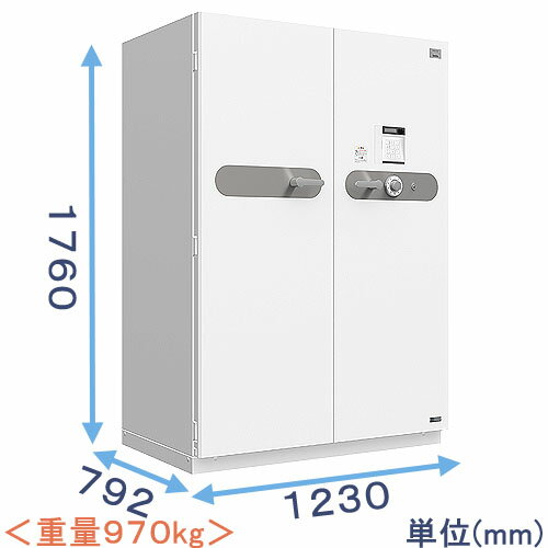 【金庫診断士のいる専門店】FAC-72T テンキー式 強化型耐火金庫 日本製【破壊・こじ開けに強い！】大型金庫 業務用