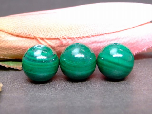 ≪g3-624E≫●12mm●マラカイト●1粒売り●送料無料有●楽天最安値に挑戦●5A●孔雀石●ロシア産●天然石●パワーストーン●