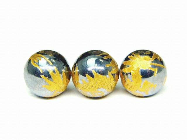 g3-2329C　　高品質 テラヘルツ鉱石 1粒売り 10mm 手彫り 龍 金彫り テラヘルツ 送料無料有 天然石 パワーストーン