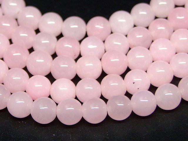 g3-4K　　今月20％OFF 薄ピンク翡翠 6mm ヒスイ ジェイド ジェード 1連39cm 通し針...