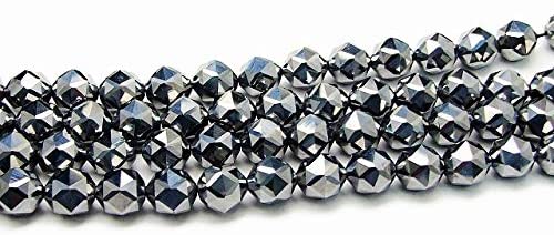 g3-1719C　　6mm A 1粒売り スターカット ダイヤカット 高純度テラヘルツを激安入荷 高品質 テラヘルツ鉱石ビーズ 美肌ストーン 公的機関にて検査済み 送料無料有 天然石 パワーストーン