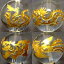 白金D10●10mm●1set(各1粒青龍・白虎・朱雀・玄武)●風水四神獣●彫●金箔●5A●水晶●クリスタル●送料無料有●楽天最安値に挑戦●ブラジル産●天然石●パワーストーン● 329円