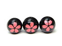 ≪g3-2413D≫●12mm●1粒売り●桜彫り●ピンク箔●オニキス●送料無料有●楽天最安値に挑戦●ブラジル産●天然石●パワーストーン●