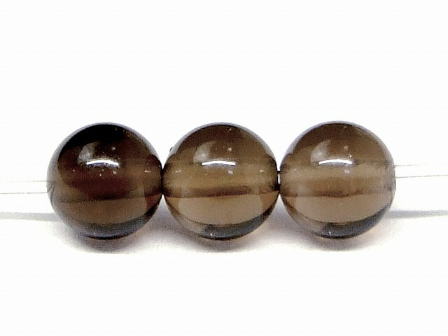 g3-44A　　スモーキークォーツ 4mm AA 1粒売り 茶水晶 煙水晶 送料無料有 ブラジル産 天然石 パワーストーン