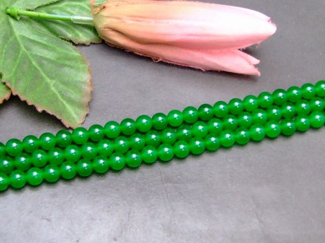 ≪g3-1C≫●6mm●濃緑翡翠 ヒスイ ジェード ジェイド●送料無料有●天然石●1連38cm 通し針、解説書、1mゴム付き●中国産●天然石●パワーストーン●