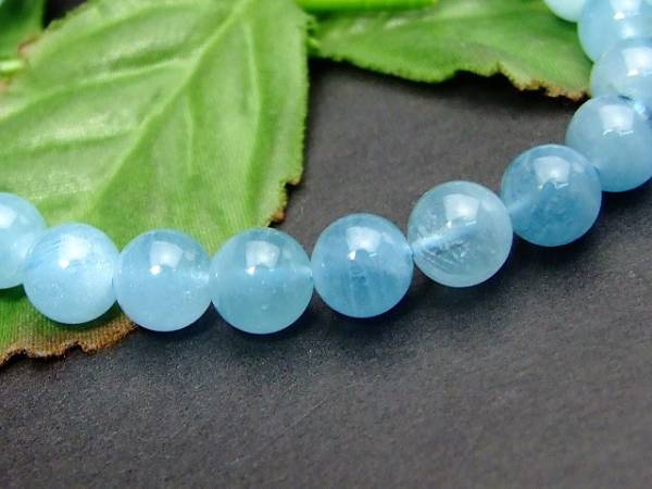 ≪g3-201H≫●8mm●5Aアクアマリン●ブレスレット●内径調整可能●鑑別済・本物保証●送料無料●楽天最安値に挑戦●ブラジル産●天然石●パワーストーン