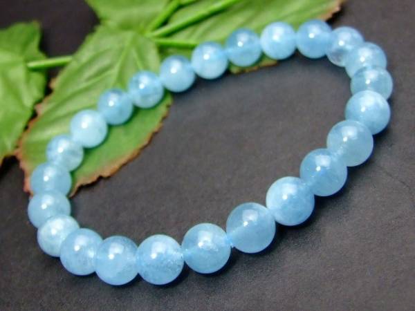 ≪g3-201H≫●8mm●5Aアクアマリン●ブレスレット●内径調整可能●鑑別済・本物保証●送料無料●楽天最安値に挑戦●ブラジル産●天然石●パワーストーン
