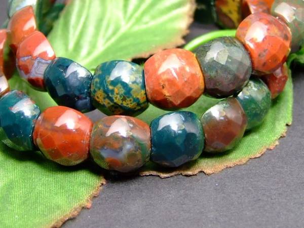 ≪g3-2133C≫●13×11mm●ブラッドストーン●バングル●ブレスレット●内径19cm●送料無料有●楽天最安値に挑戦●ブラジル産●天然石●パワーストーン●