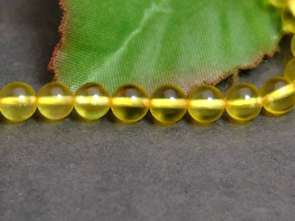 ≪g3-110A≫●5mm 5A 1粒売り 黄 アンバー 琥珀●送料無料有●楽天最安値に挑戦●メキシコ産●天然石●パワーストーン