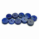 g3-807A 中サイズ 7mm~10mm A 10粒セット ラピスラズリ 瑠璃石 ソロバン 送料無料有 楽天最安値に挑戦 パキスタン産 天然石 パワーストーン