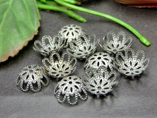 P1187M　　座金 14mm 10個セット クローム パーツ 在庫処分 送料無料有 楽天最安値に挑戦 天然石 パワーストーン アクセサリー作りに