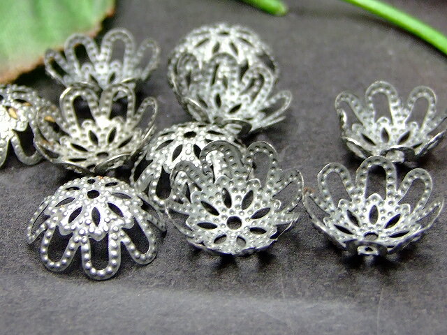 P1187M　　座金 14mm 10個セット クローム パーツ 在庫処分 送料無料有 楽天最安値に挑戦 天然石 パワーストーン アクセサリー作りに