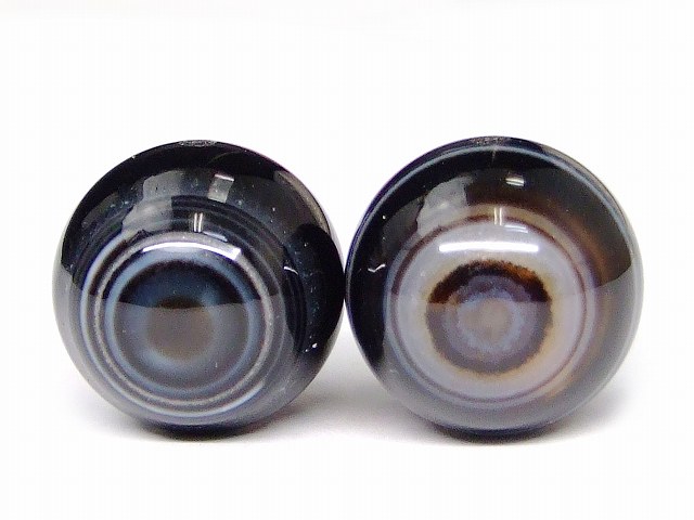 乐天商城 - g3-375B　　今月の半額 わけあり 黒天眼石 20mm 1粒売り 神の眼 送料無料有 チベット産 天然石 パワーストーン