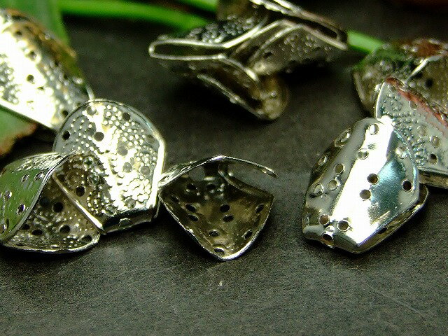 P1185H　　座金 13mm×11mm 10個セット クローム パーツ 在庫処分 送料無料有 楽天最安値に挑戦 天然石 パワーストーンアクセサリー作りに