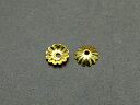 P1184F 座金 6mm 100個セット ゴールド 金 パーツ 在庫処分 送料無料有 楽天最安値に挑戦 天然石 パワーストーンアクセサリー作りに