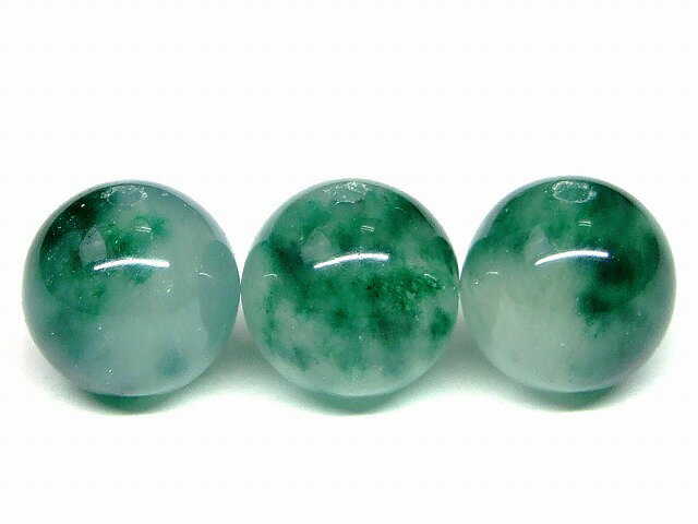 66408F　　今月の半額 わけあり マーブルグリーンヒスイ 10mm 1粒売り 翡翠 ジェイド ジェード 送料無料有 天然石 パワーストーン