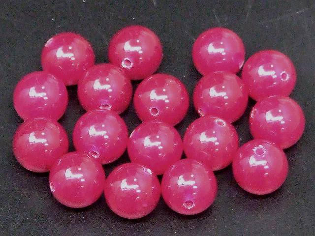 g3-1871E　　マゼンタピンク 翡翠 12mm A 1粒売り ヒスイ ジェイド ジェード 送料...
