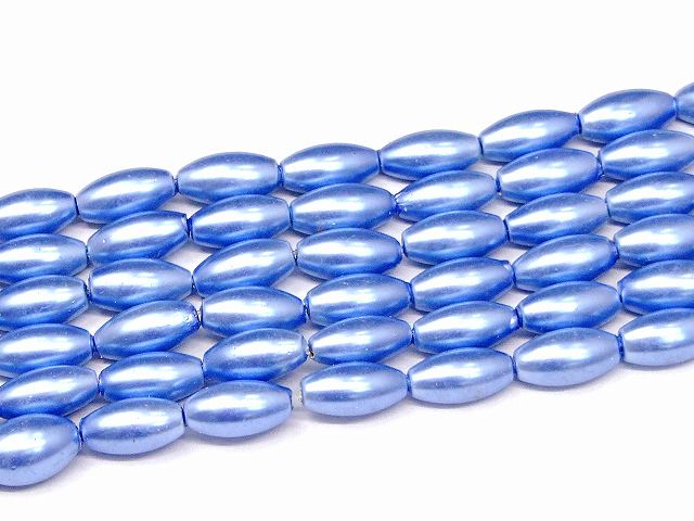 乐天商城 - H3-28N　　工場処分品特価 今月半額以下 わけあり 6本セット ヘマタイト アイスブルー 磁気あり 12mm×6mm 磁有 1連40cm 通し針、解説書、1mゴム付き イギリス産 天然石 パワーストーン