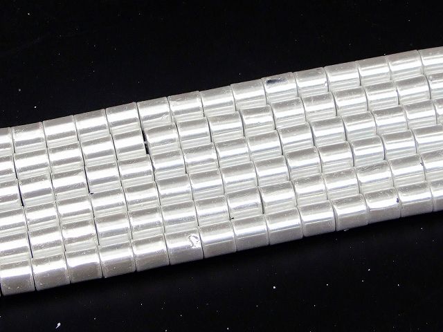 乐天商城 - H3-29K　　工場処分品特価 今月半額以下 わけあり ヘマタイト ホワイト 白 磁気あり 8mm 磁有 1連80cm 通し針、解説書、1mゴム付き 送料無料有 イギリス産 天然石 パワーストーン