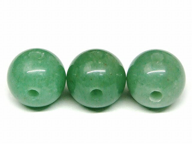 乐天商城 - 68713　　アベンチュリン 三つ穴 10mm 1粒売り 送料無料有 天然石 パワーストーン