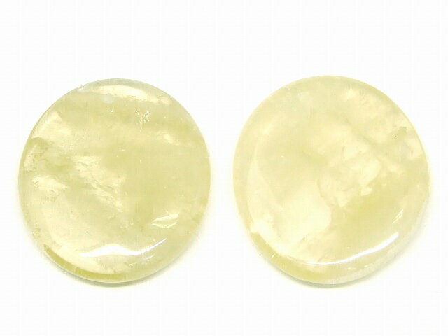 乐天商城 - 68882　　今月の半額 わけあり レモンクォーツ 檸檬水晶 35mm×30mm 1個売り 穴あり ペンダントトップ 送料無料有 天然石 パワーストーン