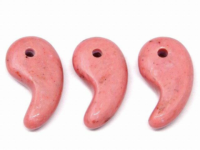 乐天商城 - 68602　　今月の半額 わけあり 勾玉 31mm×17mm 1個売り ピーモンタイト 別名シリシャスシスト 送料無料有 天然石 パワーストーン