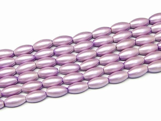 乐天商城 - H3-22J　　工場処分品特価 今月半額以下 わけあり ヘマタイト 薄紫 磁気あり 12mm×6mm 6本セット 1連39cm 通し針、解説書、1mゴム付き 送料無料 イギリス産 天然石 パワーストーン