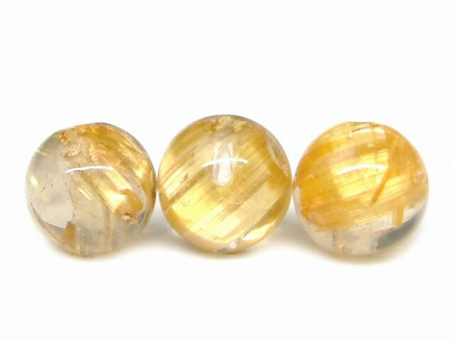 乐天商城 - 68673　　今月の半額 わけあり タイチンルチルクォーツ 5mm 1粒売り 針水晶 送料無料有 ブラジル産 天然石 パワーストーン