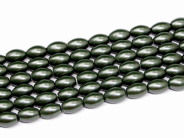 H3-27N　　工場処分品特価 今月半額以下 わけあり ヘマタイト 墨緑 磁気あり 12mm×8mm 磁有 1連40cm 通し針、解説書、1mゴム付き 送料無料有 イギリス産 天然石 パワーストーン