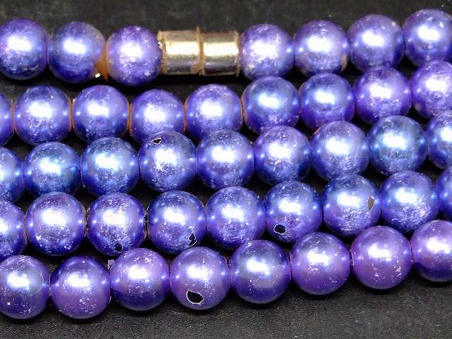 H3-5H　　工場処分品特価 今月半額以下 わけあり 3本セット ヘマタイト 藤色 磁気あり 8mm 磁有 1連44cm 通し針、解説書、1mゴム付き 送料無料 イギリス産 天然石 パワーストーン